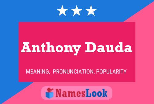 Anthony Dauda Namensposter