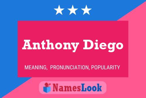 Anthony Diego Namensposter