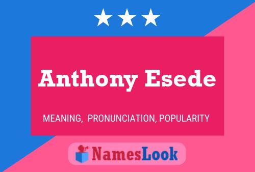 Anthony Esede Namensposter