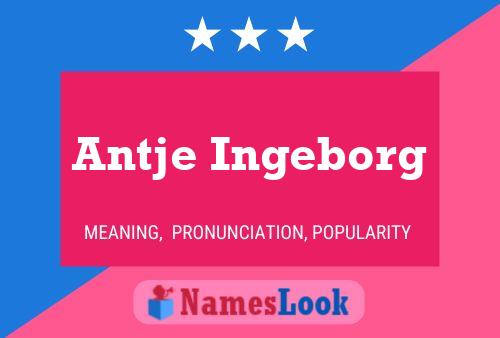 Antje Ingeborg Namensposter