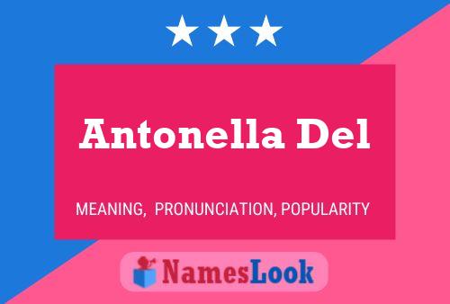 Antonella Del Namensposter