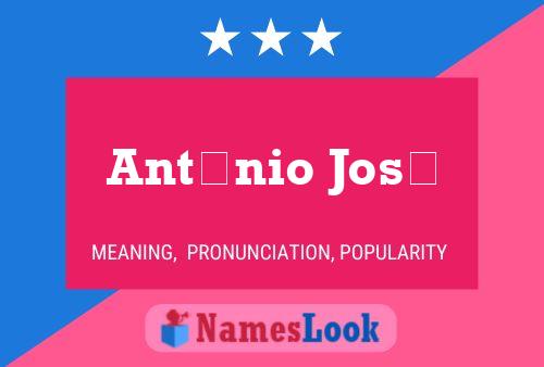 António José Namensposter