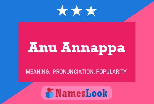 Anu Annappa Namensposter