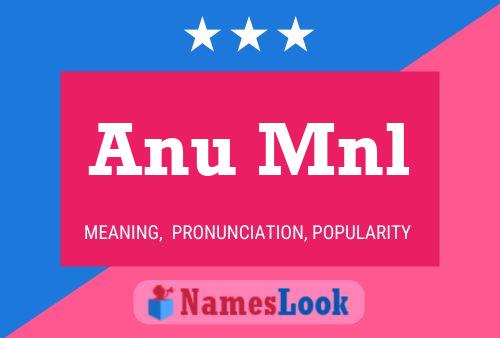 Anu Mnl Namensposter