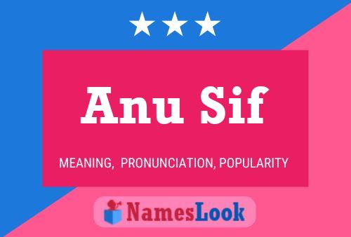 Anu Sif Namensposter