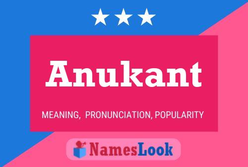 Anukant Namensposter