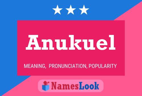 Anukuel Namensposter