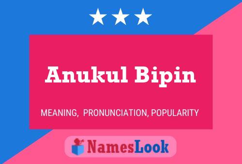 Anukul Bipin Namensposter