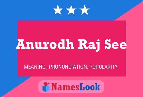 Anurodh Raj See Namensposter