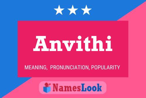 Anvithi Namensposter