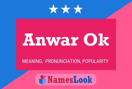 Anwar Ok Namensposter