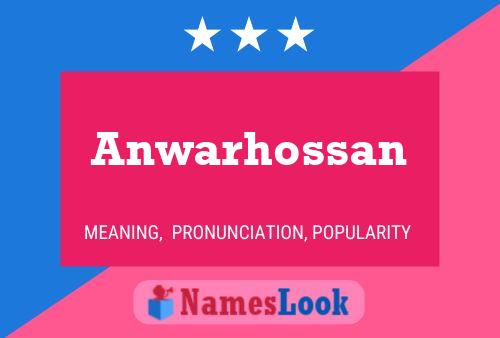 Anwarhossan Namensposter