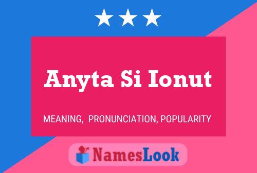 Anyta Si Ionut Namensposter