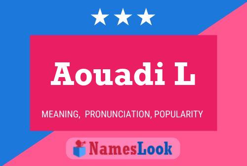 Aouadi L Namensposter