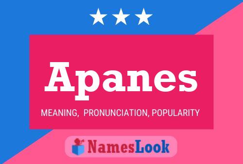 Apanes Namensposter