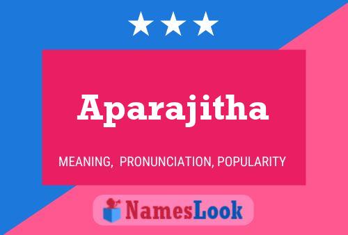 Aparajitha Namensposter