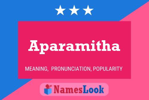 Aparamitha Namensposter