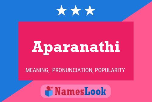 Aparanathi Namensposter