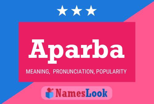 Aparba Namensposter