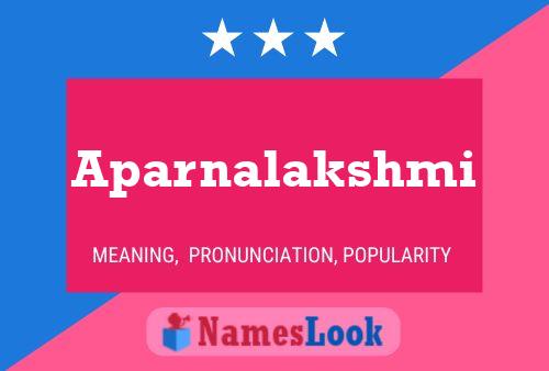 Aparnalakshmi Namensposter