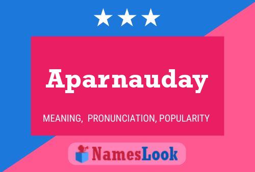 Aparnauday Namensposter