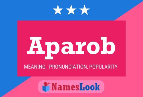 Aparob Namensposter