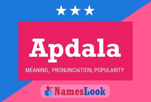 Apdala Namensposter