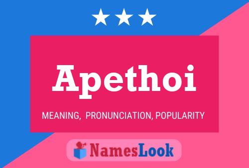 Apethoi Namensposter