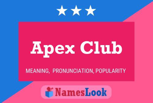 Apex Club Namensposter