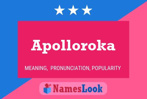 Apolloroka Namensposter