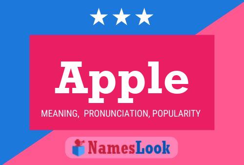 Apple Namensposter