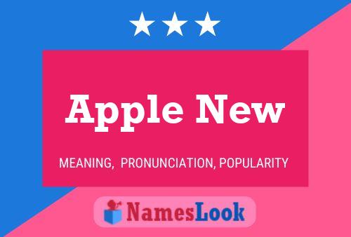 Apple New Namensposter