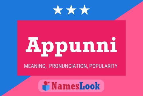 Appunni Namensposter