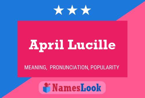 April Lucille Namensposter