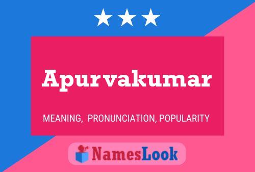 Apurvakumar Namensposter