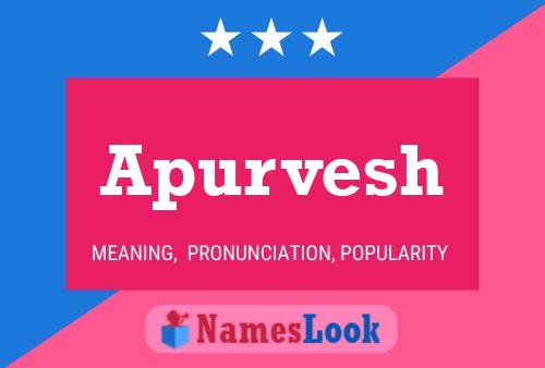 Apurvesh Namensposter