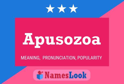 Apusozoa Namensposter