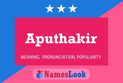 Aputhakir Namensposter