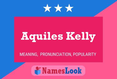 Aquiles Kelly Namensposter