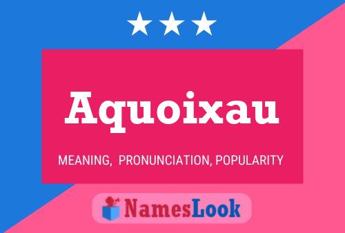 Aquoixau Namensposter