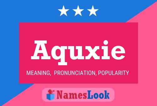 Aquxie Namensposter