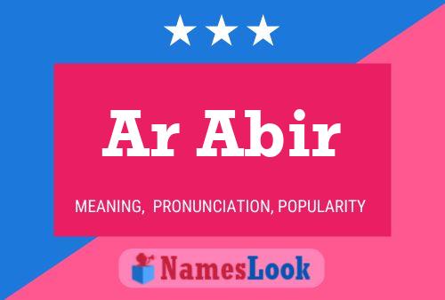 Ar Abir Namensposter