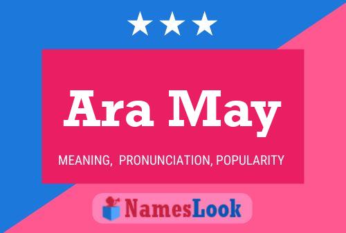 Ara May Namensposter