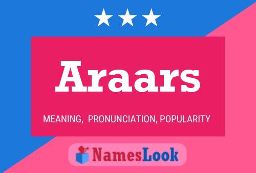 Araars Namensposter