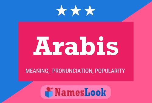 Arabis Namensposter