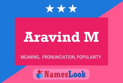 Aravind M Namensposter