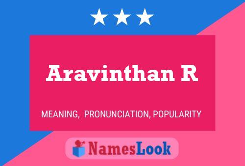 Aravinthan R Namensposter