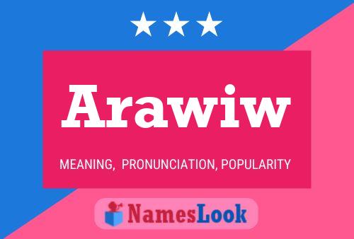 Arawiw Namensposter