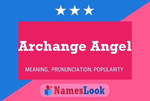 Archange Angel Namensposter