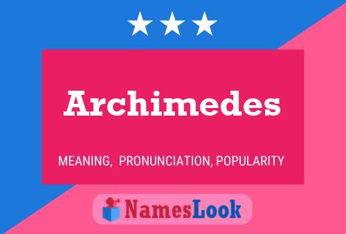 Archimedes Namensposter